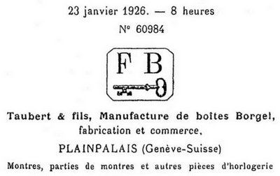Taubert & Fils Marque Registration
